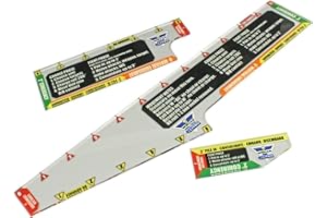 LITKO Gauge Set | Compatible with Warhammer 40K 10th Edition | Movement | Shooting | Fight | Close Combat | WH40K Templates (Variety Set)