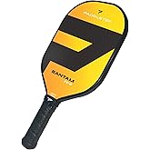 Paddletek Bantam TS-5 Pickleball Paddle | Professional Pickleball Paddles with Honeycomb Core, Textured Fiberglass Epoxy Hybrid Surface, Bantam PolyCore & High Tack Performance Grip | USAPA Approved