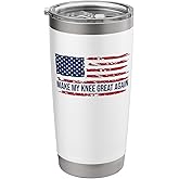 Make My Knee Great Again Funny Broken Knee Surgery Recovery Stainless Steel Insulated Tumbler
