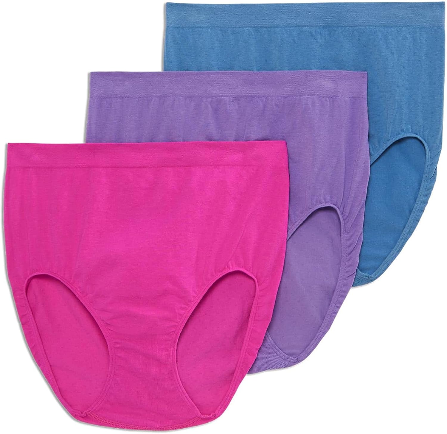 Jockey Women's Underwear Seamfree Breathe Brief 3 Pack at Amazon