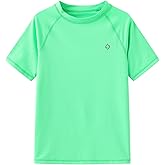 HODOSPORTS Boys UPF 50+ Rash Guard Swim Shirts Short Long Sleeve Quick Dry UV Protection Sun Shirt