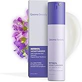 Qaana Collagen Retinol Face Cream for Deep Hydration | Anti-Aging Wrinkle & Fine Line Minimizer with Hyaluronic Acid & Bakuchiol | Day/Night Moisturizer for Women & Men, Made in USA