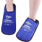 Hilph Foot Ice Pack Slippers, 1 Pair Ice Pack for Feet &amp; Toes Pain Relief | Reusable Hot Cold Therapy for Plantar Fasciitis, Gout, Bunions, Neuropathy Relief, Surgery Recovery, HSA Eligible FSA, Blue