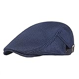 Lifup Unisex Mesh Newsboy Hat Breathable Summer