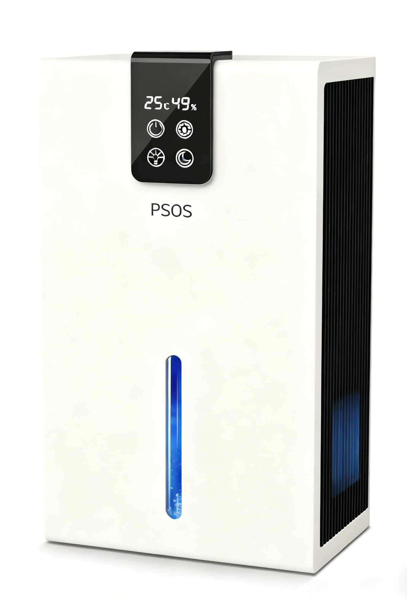 Photo 1 of Dehumidifier, Dehumidifiers for Home, 98 OZ Water Tank, (1000 sq.ft) Quiet Dehumidifier for Basement Bathroom Bedroom with Humidity Display, Auto Shut Off, Relaxing 7 Color Ambient Light, Creamwhite