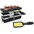 Tefal Grill Raclette Machine, 2 People, Modular Format, Integrated Socket for Connecting Other Appliances, Compact, Plug & Share YY5249FB
