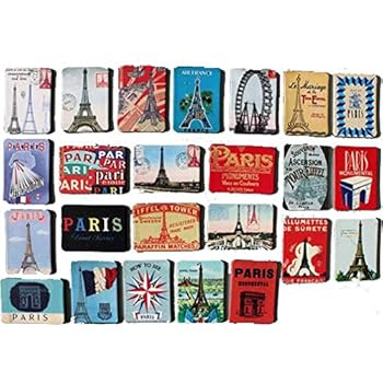 MISWEE 24-pcs magnetic fridge magnets refrigerator sticker home decoration accessories magnet paste arts crafts (Paris)