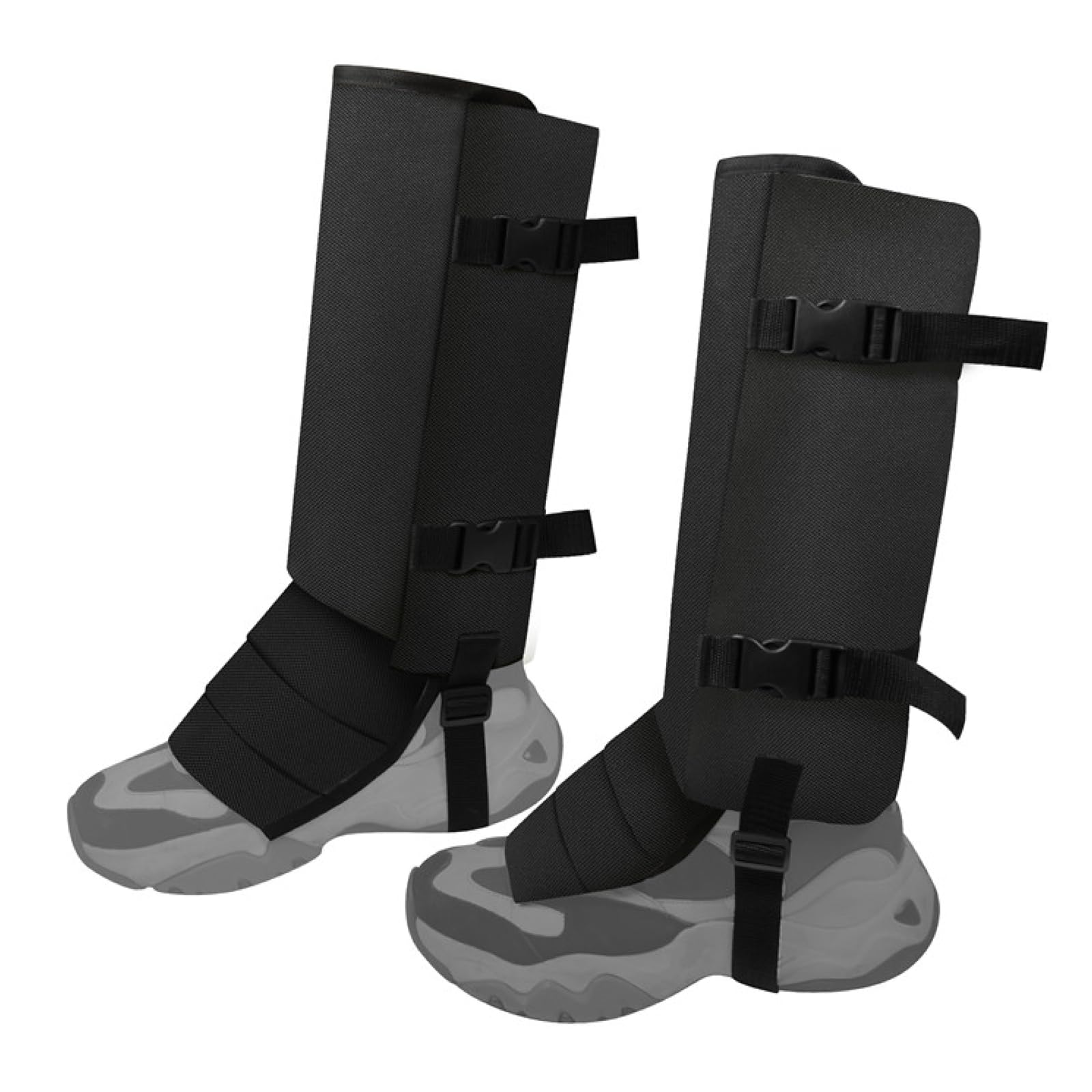 TRIWONDER Snake Gaiters for Men & Women, Hunting Hiking Adjustable Water-Resistant Leg Guards for Lower Leg Bite Protection (Black)