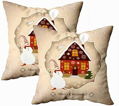 Amazon Com Teepel Christmas Throw Pillows For Couch 18x18 Set Of