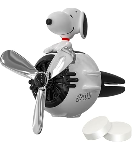 Désodorisant Voiture Dog Pilot – Clip Grille D'Aération, Parfum Classique | Décoration Mignonne, Tête Bougeante