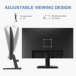 SANSUI Monitor 22 inch 1080p FHD 75Hz Computer