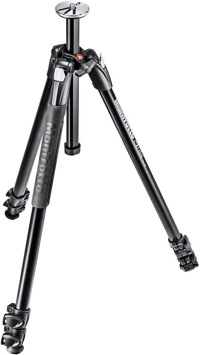 Manfrotto MT290XTA3, 290 Xtra Aluminium 3-section Tripod, Shoulder Bag Included, Compatible with DSLR, Compact System Camera