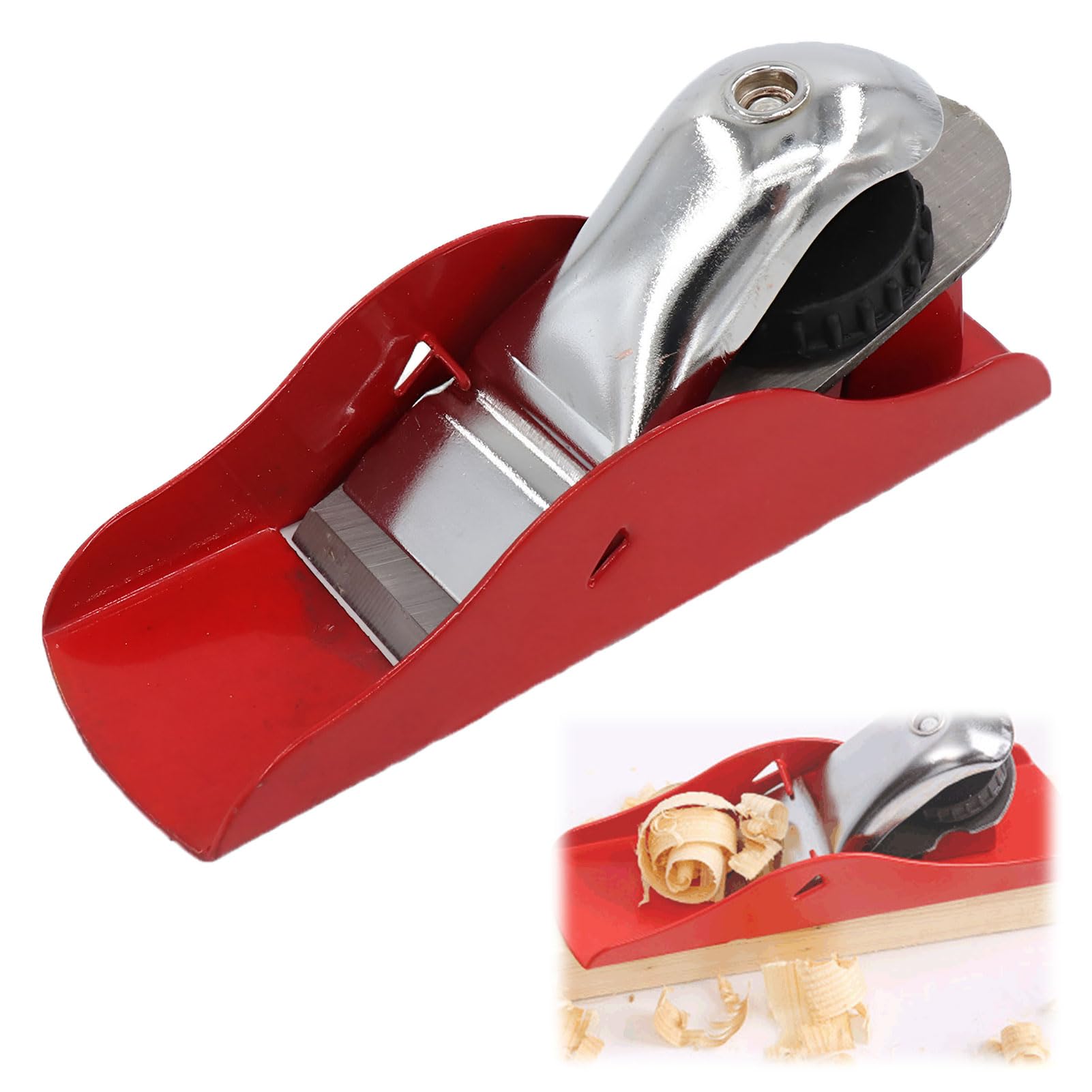 Hand Planers for Wood,1PCS Wood Planer for Doors,Red Wood Planer Hand Tool,Door Planer for Internal Doors,Door Planer for Internal Doors for Furniture Repair,Wood Planning,DIY Wood Crafts
