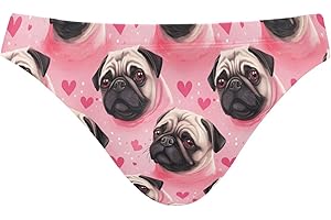 UMIRIKO Men's Purple Galaxy Wolf Swim Briefs Bikini Swimsuit S 202a0002