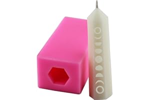 LANGJITIANYA Moon Phases Pillar 3D Silicone Mold, Candle Mould, Lunar, Tree, triune, Triple Moon, Pagan, Wicca, Life Circle, Rituals, Witchcraft (1)