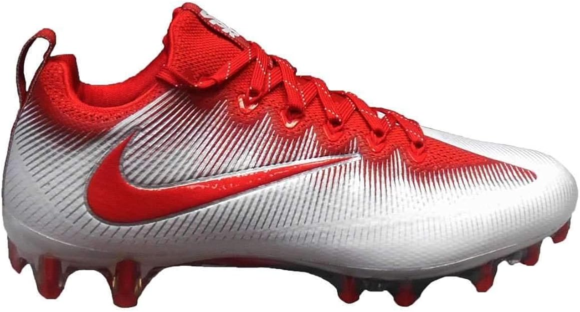 crimson football cleats