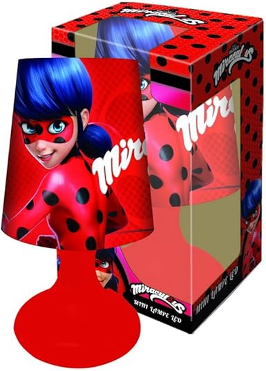 MIRACULOUS Lámpara con Led Seta con Diseño Lady Bug: Amazon.es: Iluminación