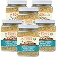 Pride Of India - PACK of 6 - Extra Long Indian Golden Basmati Rice - Healthy Parboiled Sella Grain, 1.5 Pound Jar