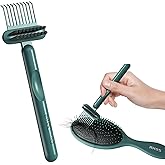 RHOS 2-in-1 Hair Brush Cleaner and Remover Tool - Comb for Removing Hair and Dust, Suitable for Home and Salon Use (1 Pack-Gr