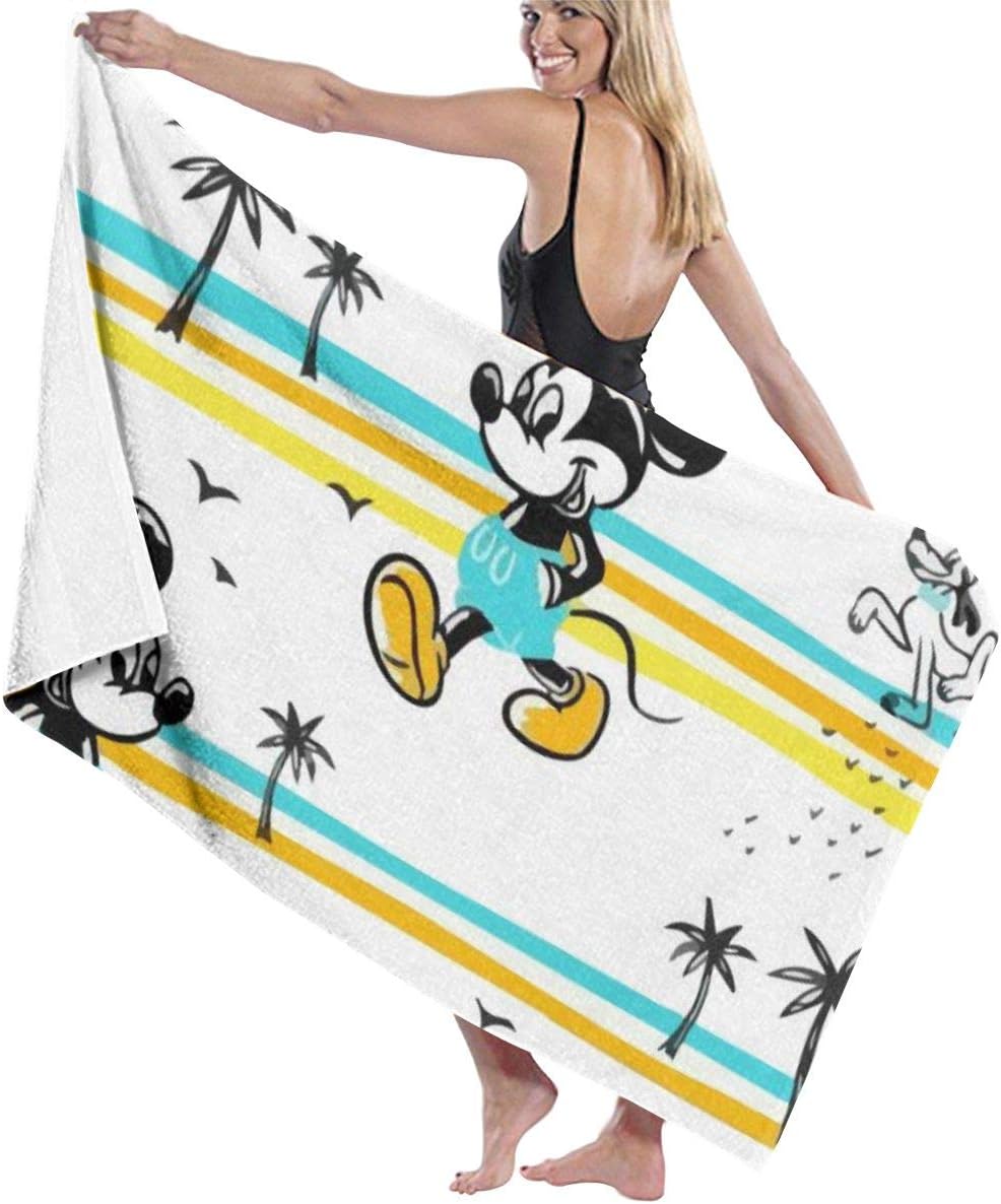 Suzzc Casual Mickey Mouse Beach Towels Bath Pool Towel