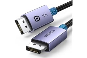 UGREEN 16K@30Hz DisplayPort 2.1 Cable VESA Certified for Gaming Movies, 8K@60Hz, 4K@240Hz, 40Gbps HDR HDCP, DP Compatible wit