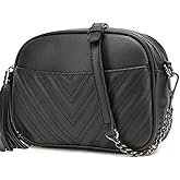 lola mae Quilted Crossbody Bag, Trendy Design Shoulder Purse