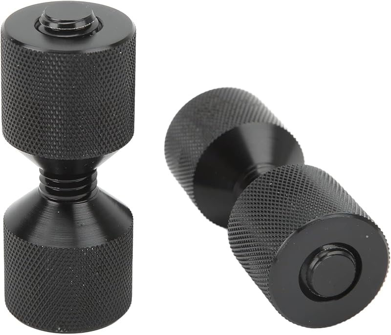 Hosit 2 Hole Flange Alignment Pin Set Aluminum Black Oxidation Resistant 2 Pins