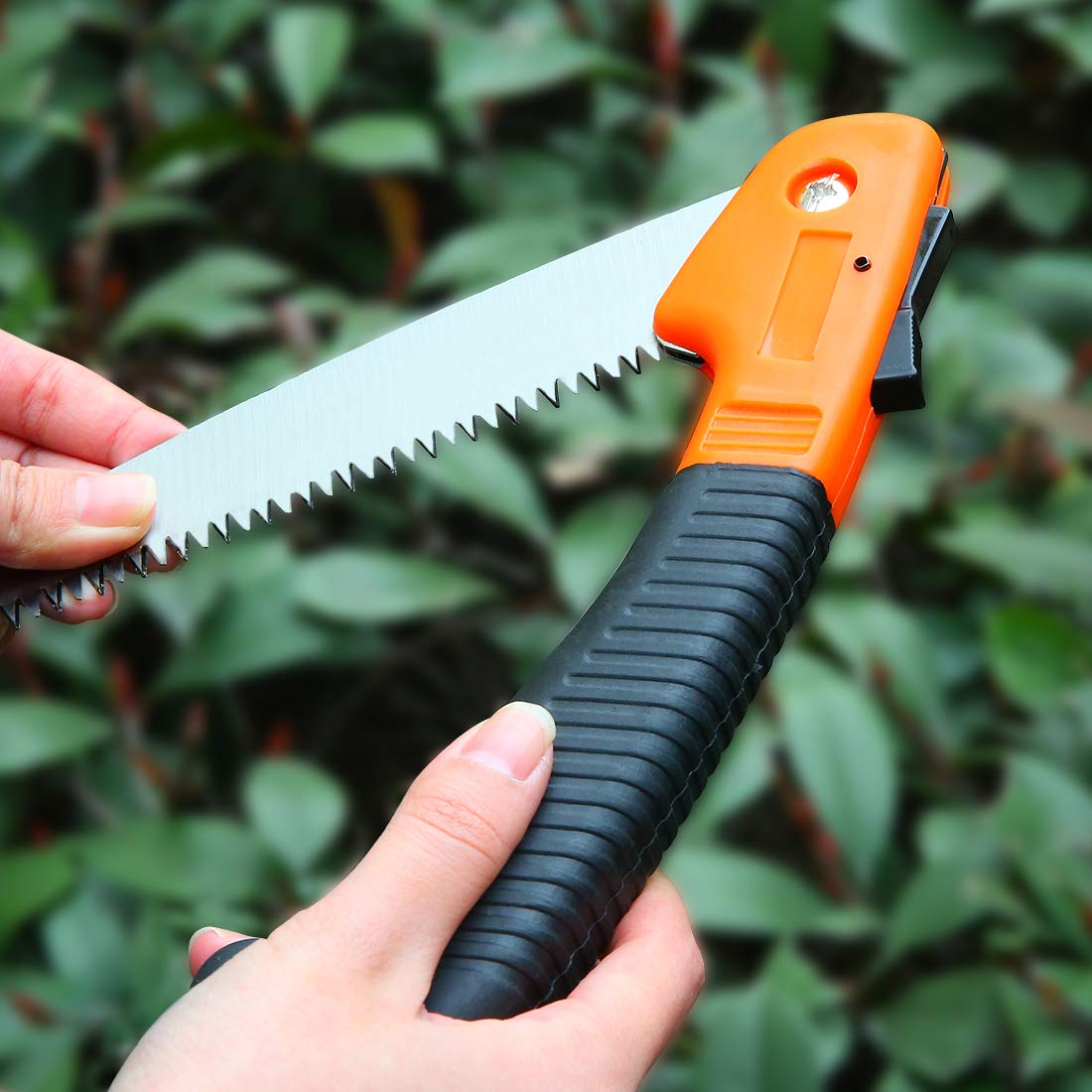 HARVET Folding Hand Saw,7 Inch Blade, Perfect for Wood, Bone, PVC, Tree Pruning, Camping, Hunting