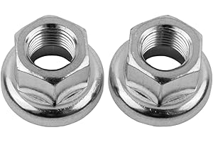 Replacement screws 2PCS For bike nuts M9 M10 3/8 compatible with bicycle hubs and fixed gear For bike motor series parts (2PC