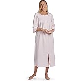 Miss Elaine Women's Short Robe, Soft Quilted Knit Robe with 3/4th Sleeves, Pockets, Sleepwear and Loungewear