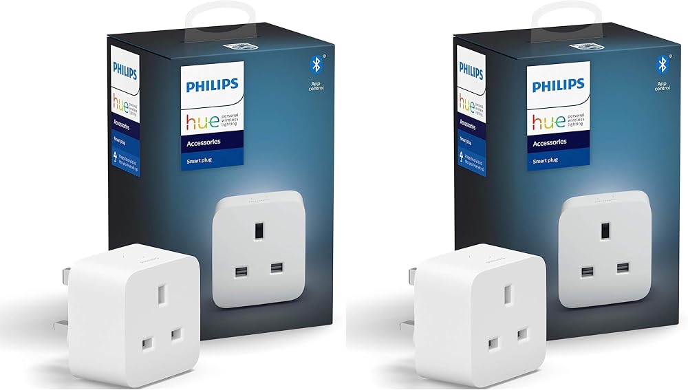 Philips Hue Smart Plug Pack of 2 – Works with Alexa Google Assistant HomeKit