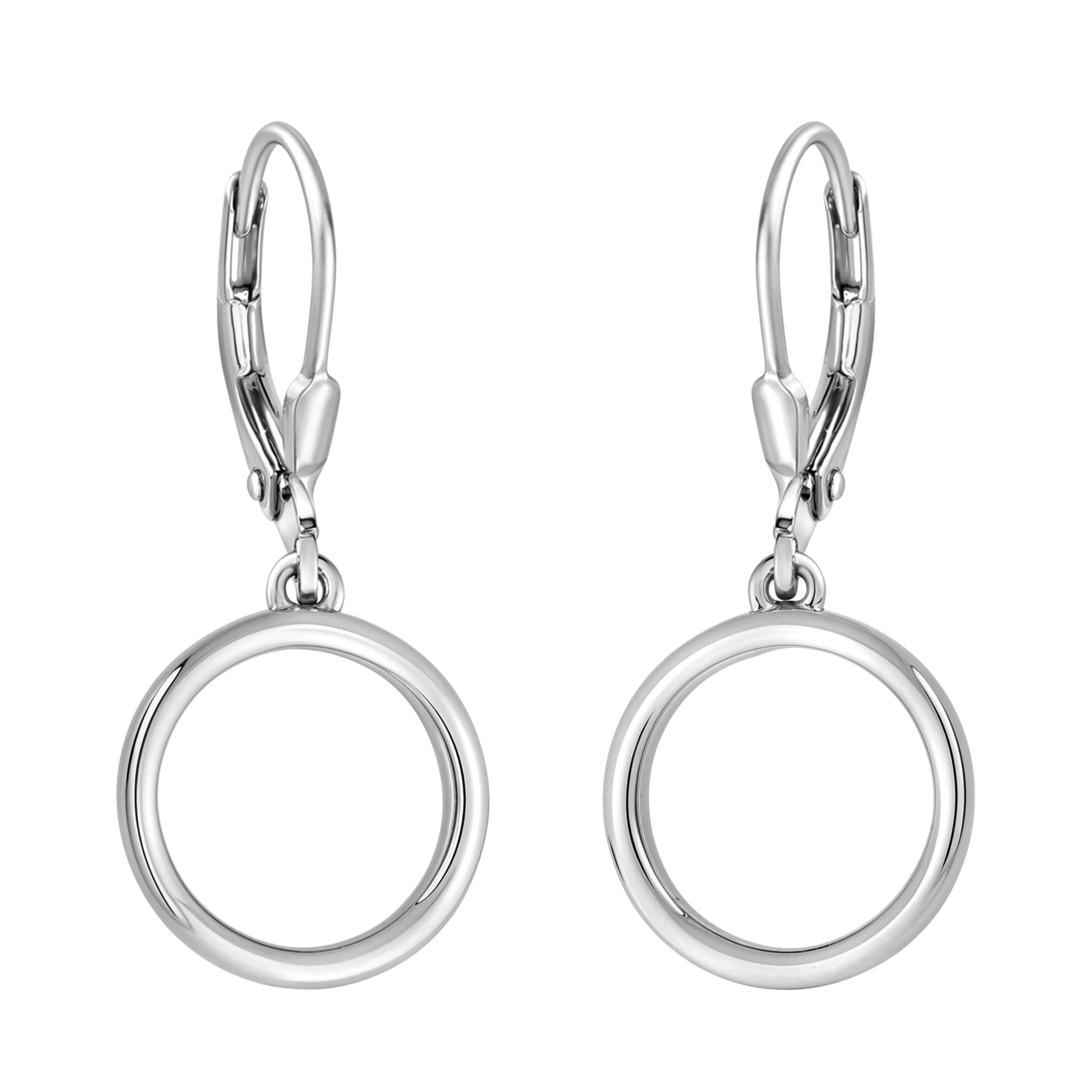 SOFIA MILANI - Women's Earrings 925 Silver - Circle Dangle Earring - 21064