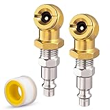 Spurtar 2 Pack Closed Ball Air Chuck, 1/4" NPT