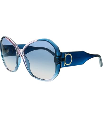 Amazon.com: Salvatore Ferragamo Geometric Sunglasses SF942S 007