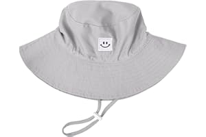 BUCAUM Baby Toddler Sun Hat,Kids Summer UPF 50+ Foldable Beach Bucket Hat for Boys Girls Children