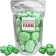 Freeze-Dried Candy Salt Water Taffy 2 oz - Cut To Bite Sized Pieces - Ships In Box - Deliciously Crunchy, Intense Flavor, Lightweight Snack (Green Apple)