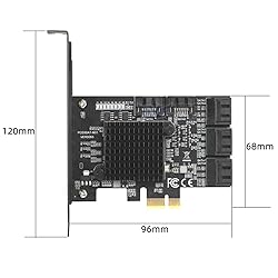 PCIE SATA Cards, Ports SATA III 6Gbps Controller