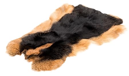 NaDeco Hasenfell schwarz LOH | Kaninchenfell | Dekofell | Tierfell