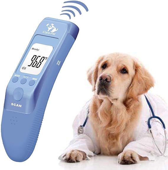 Pet Thermometer for Cat, Dog, Rabbit and Big ear animal, Non Contact