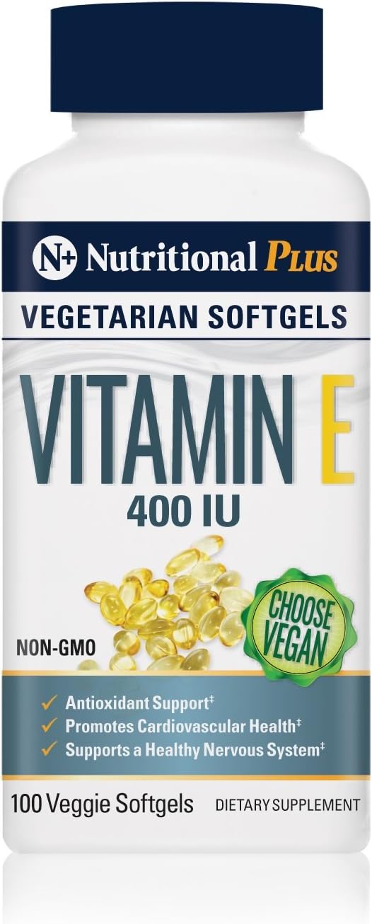 Nutritional Plus 400 IU Vitamin E, 100 Count