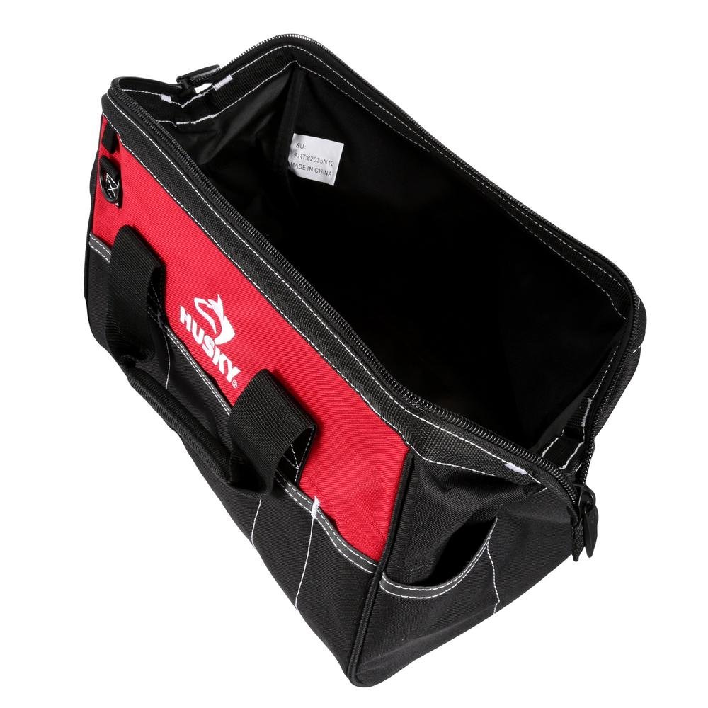 Husky 15 Inch Contractor's Multi-Purpose Water-Resistant Tool Bag