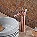 Rozin Antique Copper Tall Bathroom Vessel Sink Faucet Single Lever Countertop Mixer Tap