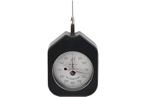 Mxzzand Gram Tension Meter Dial Tensionmeter Pressure Pull Tester Gage Double Needle Switch Force Gauge 150g for Measuring Force