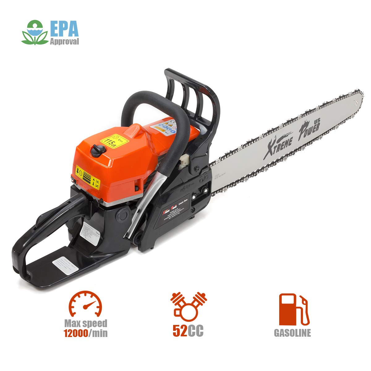 XtremepowerUS 52cc 2 Stroke Chainsaws product image 3