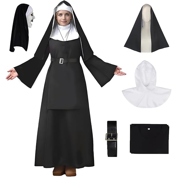Disfraz Monja El Conjuro Monja Valak Demonio Película Velo