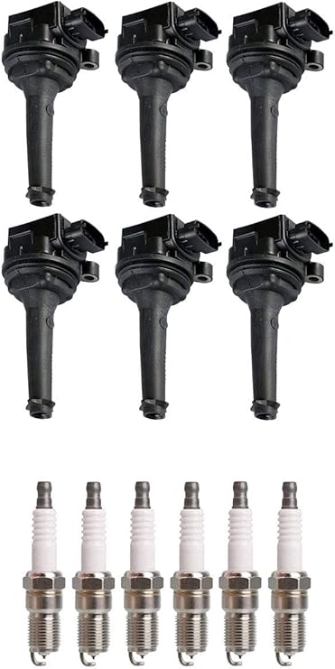 Amazon ENA Set Of 6 Ignition Coils And 6 Spark Plugs Compatible 