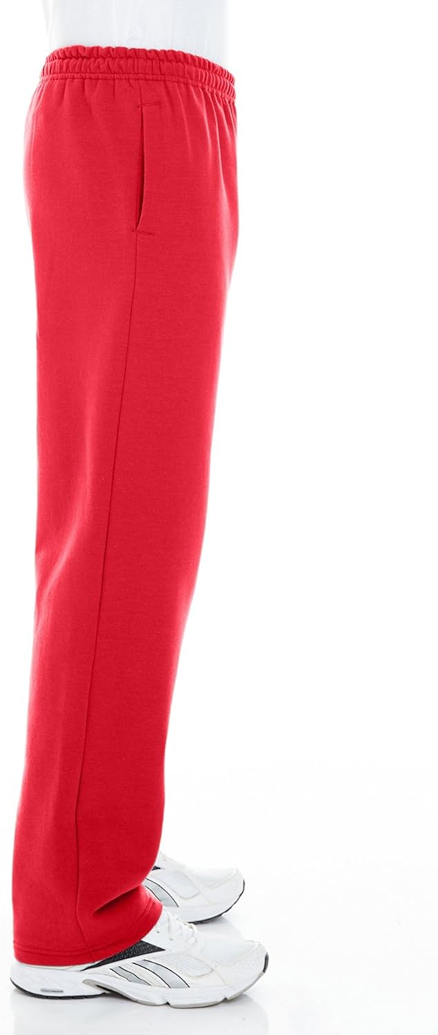 Gildan Men's Fleece Open Bottom Pocketed Pant at  Men’s Clothing store