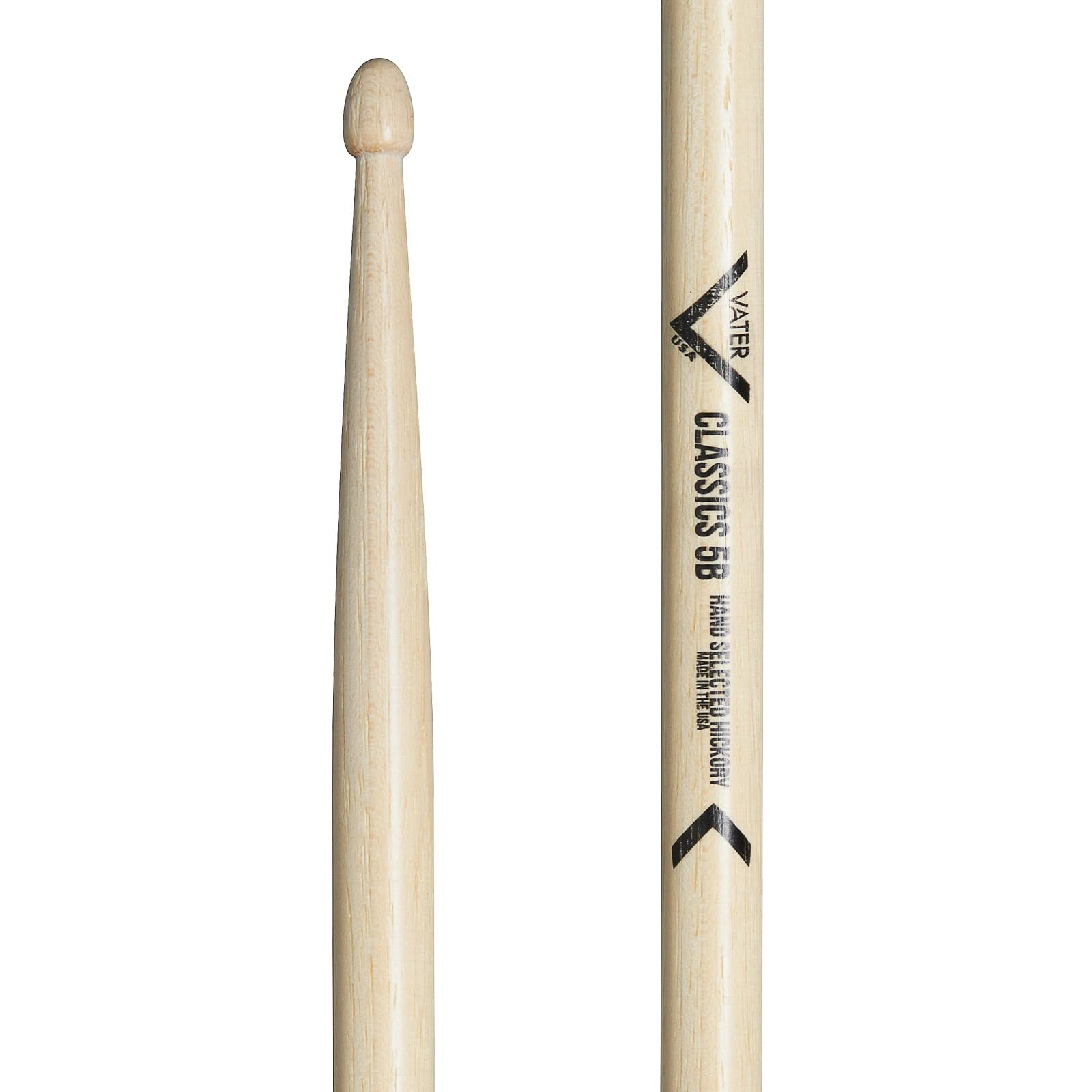 Vater - Classics 5B (Wood Tip) American Hickory Drumsticks - VHC5BW