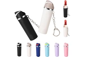 Wnzary Cute Mini Cup Keychain Compatible with Owala Water Bottle, Tumbler Cup Lip Balm Holder Keychain