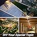 Onforu 49.2ft LED Strip Lights, 2700K Warm White Tape Light, 15M 12V Flexible Ribbon Lights, 2835 LEDs Rope Light for Garden, Patio, Balcony, Party, Wedding